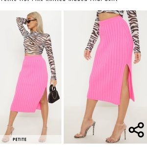 Petite midi skirt from pretty little thing